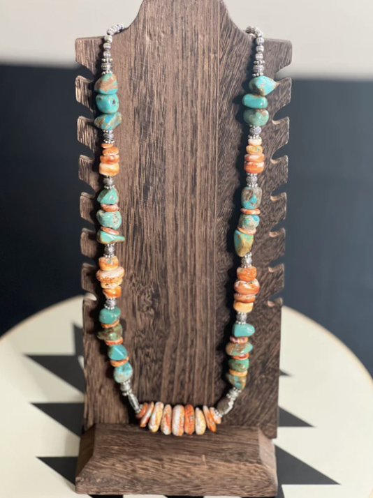 handcrafted western necklace